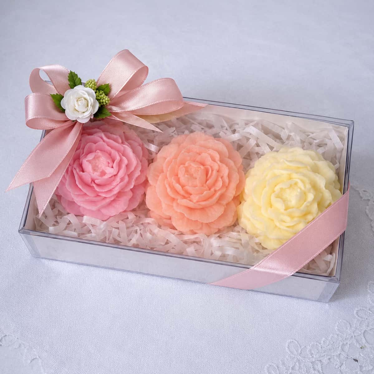 Flower-shaped scented soap gift set - Tenderyard