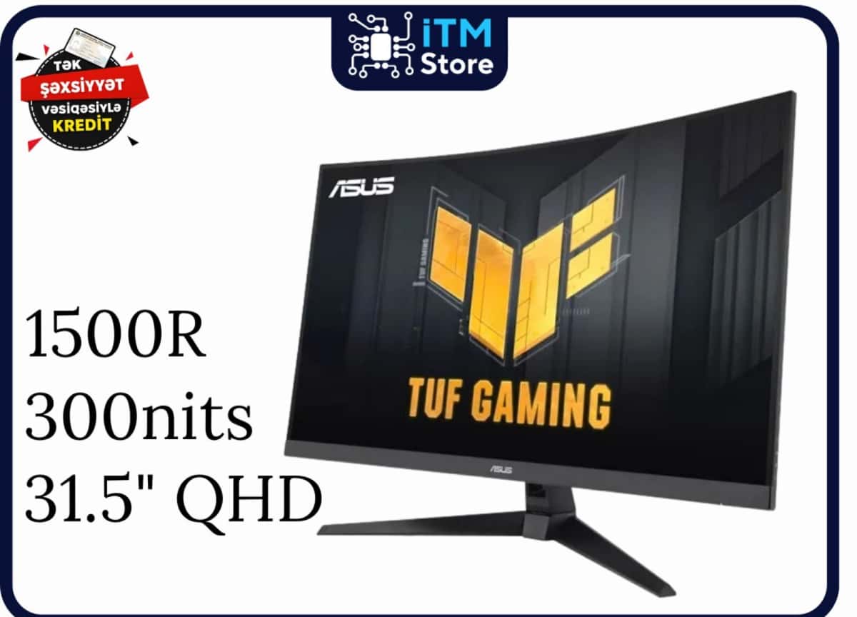 Монитор ASUS TUF Gaming VG32WQ3B 31.5" QHD 180Hz - Tenderyard