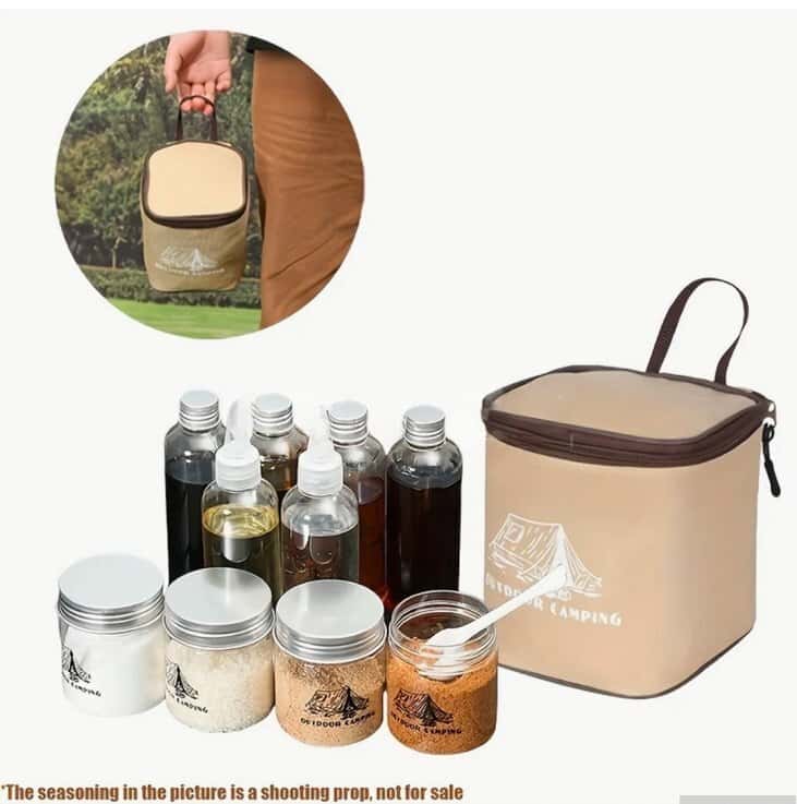 Spice container set for picnic - Tenderyard