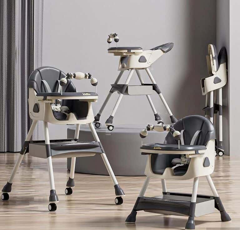 Unisex children's high chair, Mixed color - Tenderyard