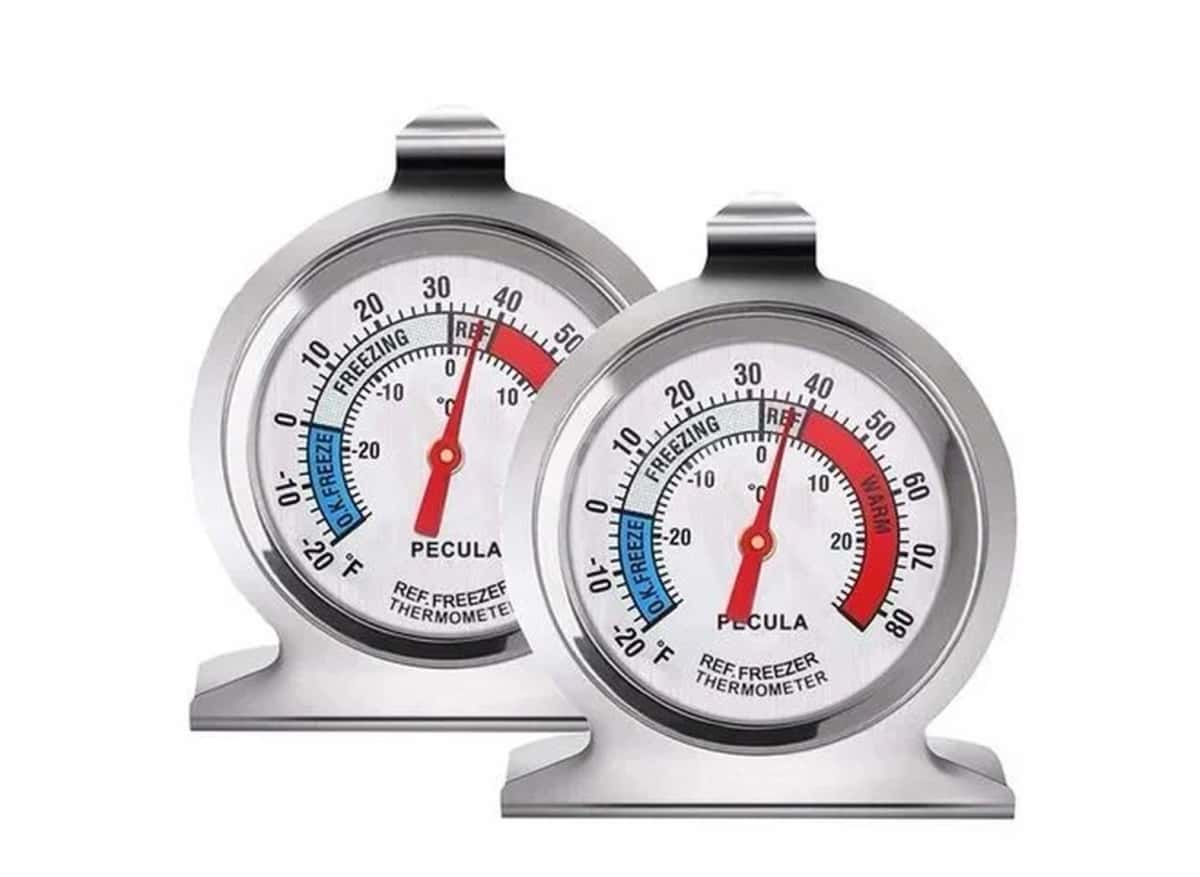 Mechanical thermometer for refrigerator and freezer - Tenderyard