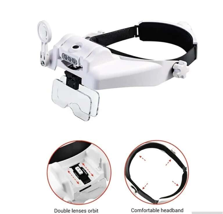 Baş lupası MG81000-SC 3 LED işıqlı - Tenderyard