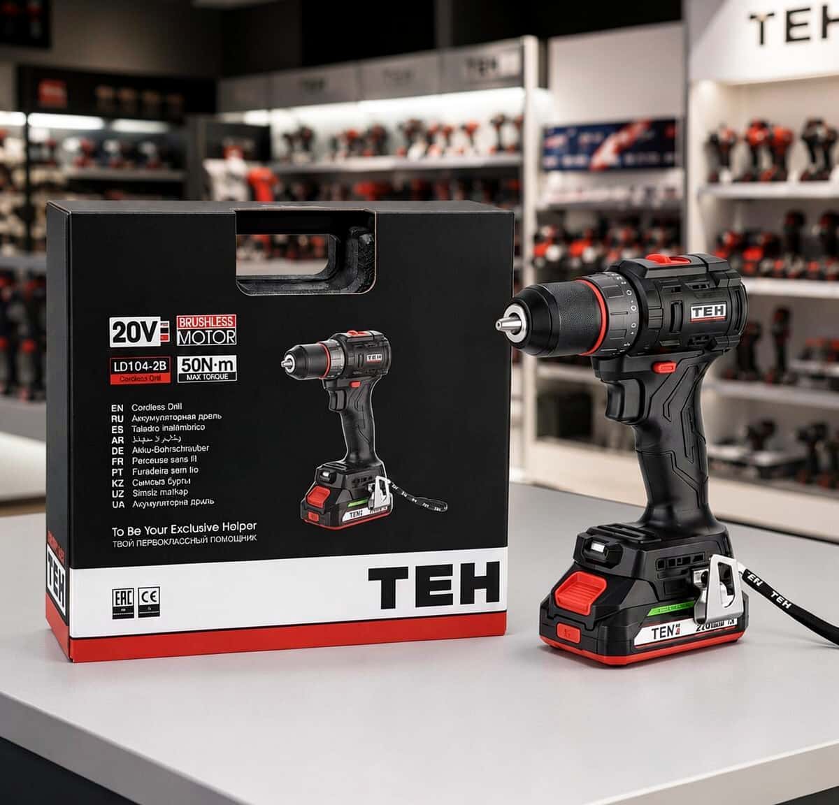 TEH 20V Cordless Drill and Screwdriver - Tenderyard