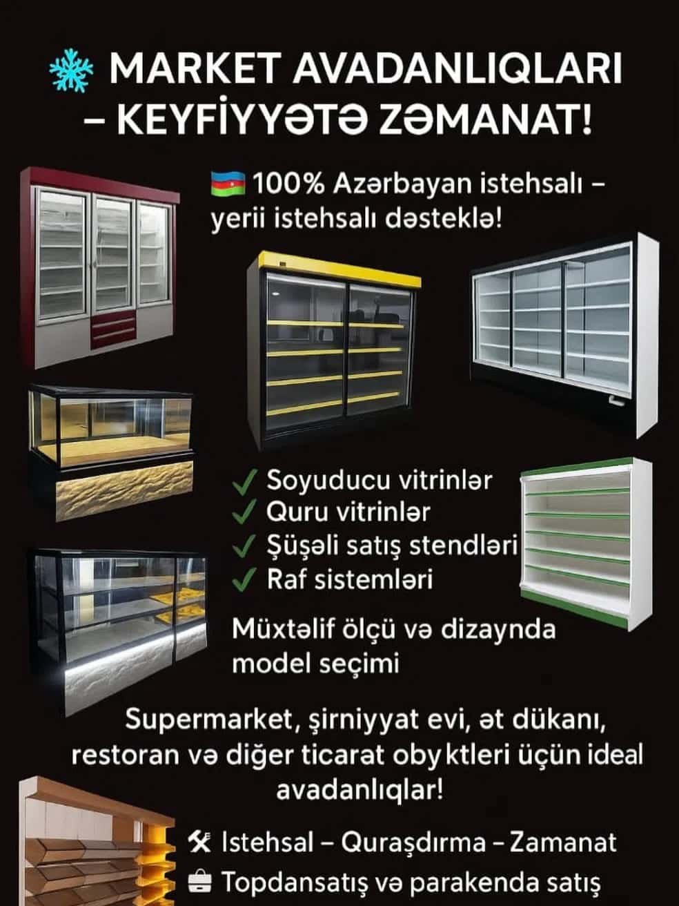 Market Shelves and Refrigerated Display Cases - Tenderyard