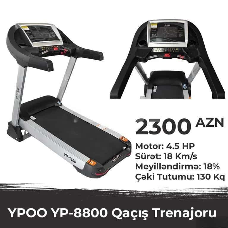 YPOO YP-8800 Treadmill - Tenderyard