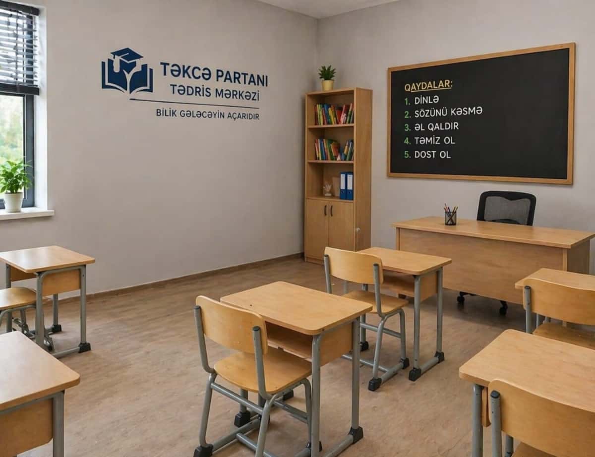Tədris mərkəzi üçün parta və stul dəsti - Tenderyard