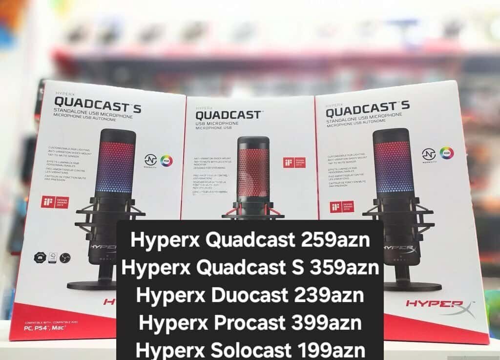 USB-микрофон HyperX QuadCast - Tenderyard