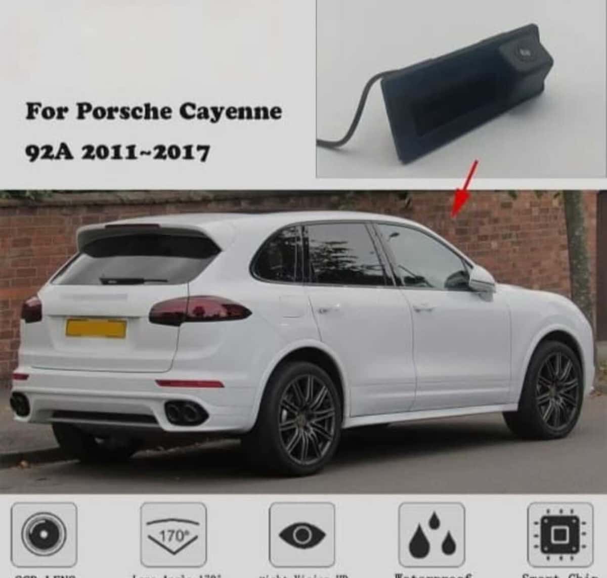 Arxa görüntü kamerası Porsche Cayenne, Macan, Panamera - Tenderyard