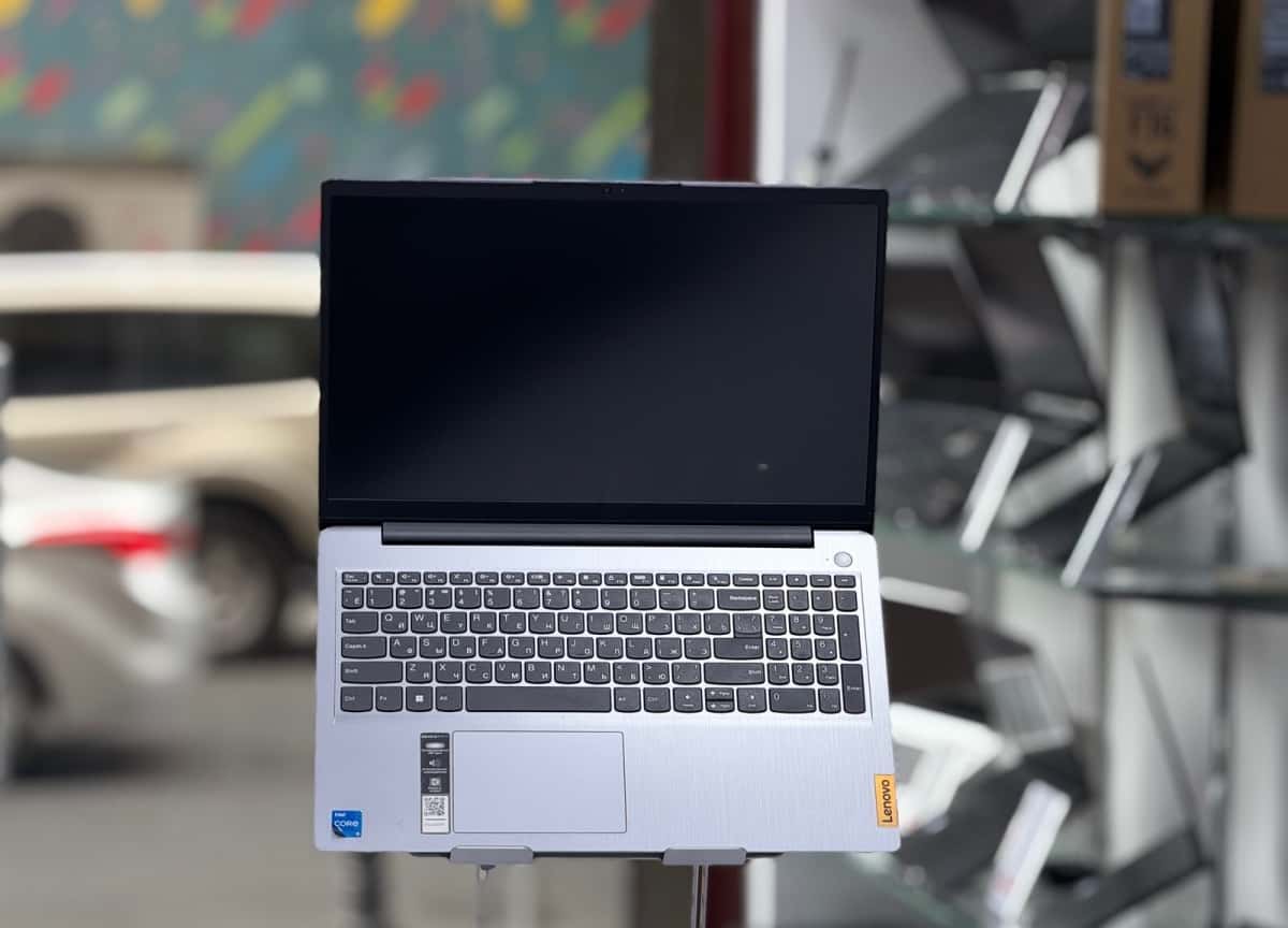 Lenovo brand laptop, Gray color - Tenderyard