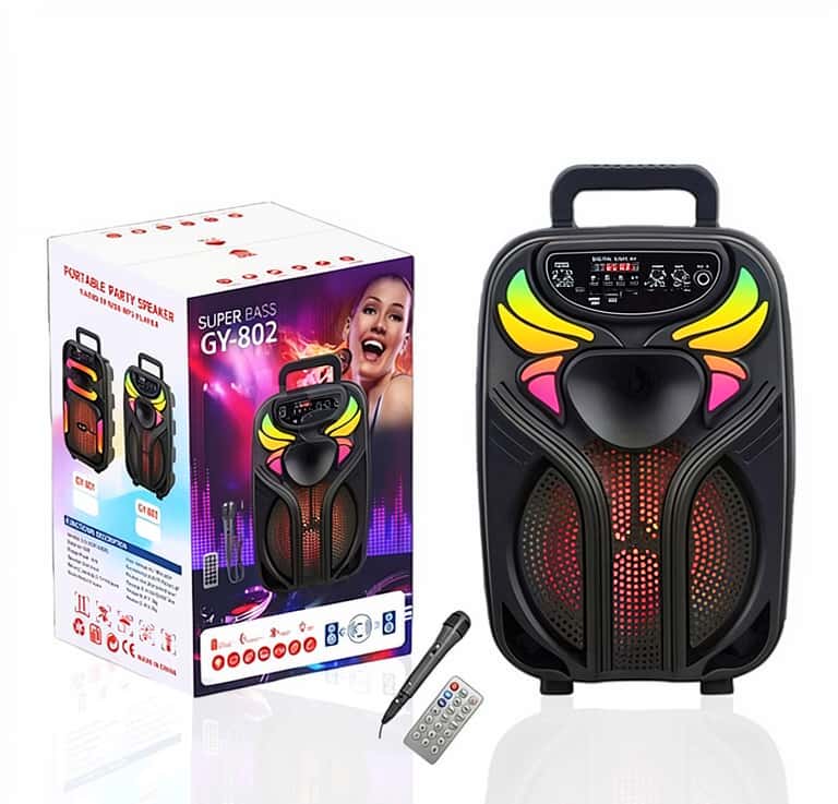 GY-802 Portable Karaoke Speaker and Sound Amplifier - Tenderyard