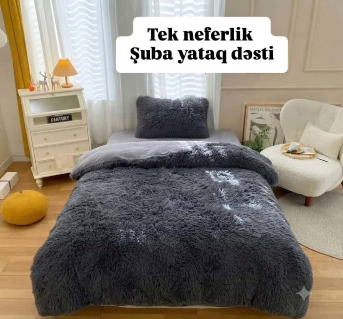 Yataq dəsti Tünd qırmızı rəng - Tenderyard