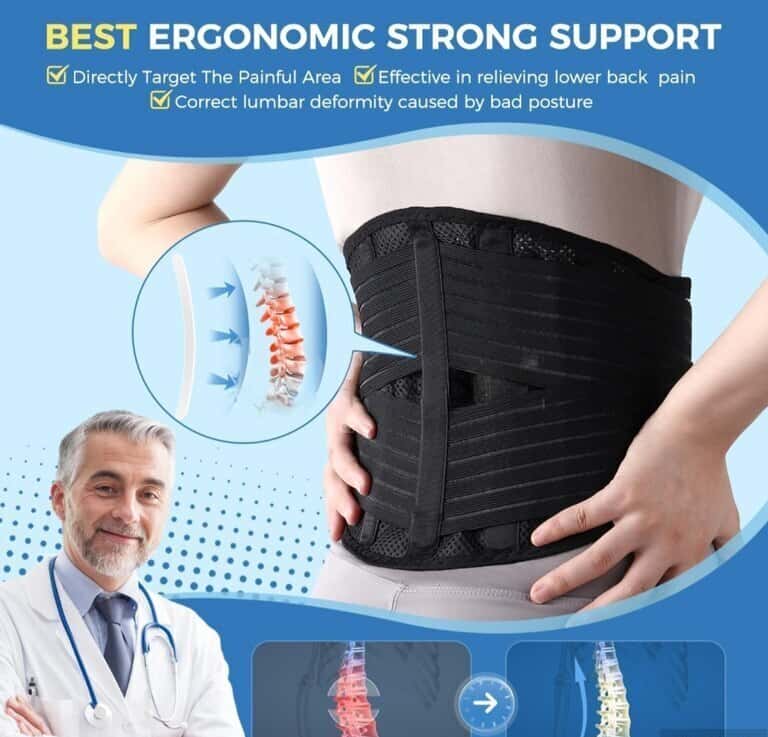 YC7234 Supportive Back Brace - Tenderyard