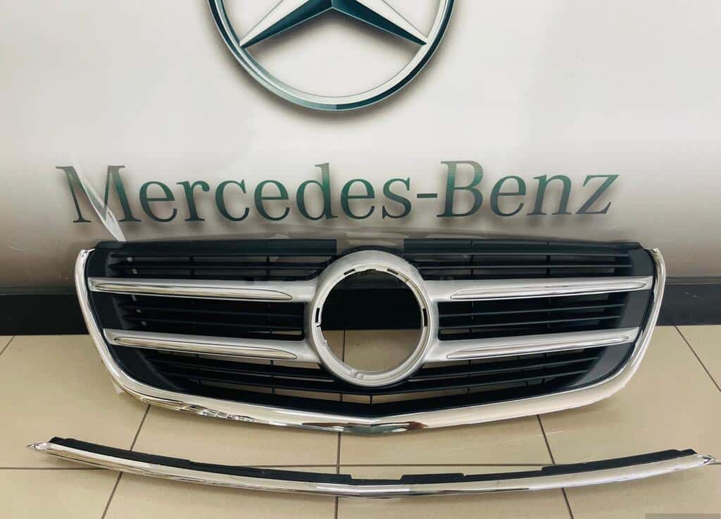 Radiator grille Mercedes W447 2015-2020 black chrome - Tenderyard