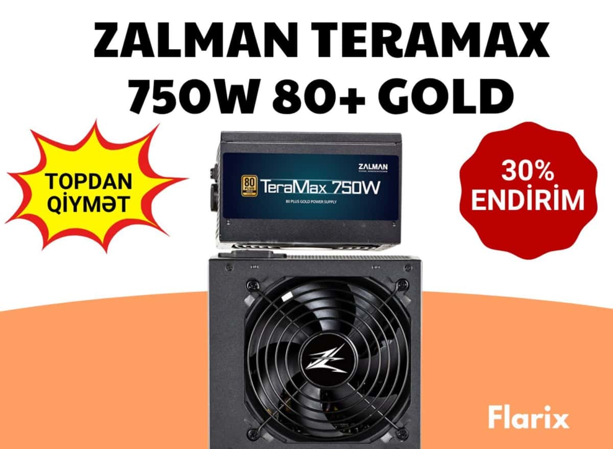 Qida bloku Zalman Teramax 750W 80+ Gold - Tenderyard