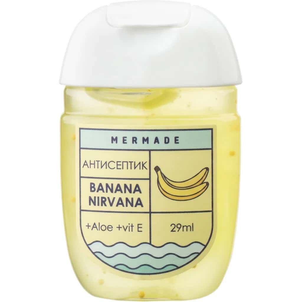 Mermade Banana Nirvana Hand Sanitizer, 29 ml - Tenderyard