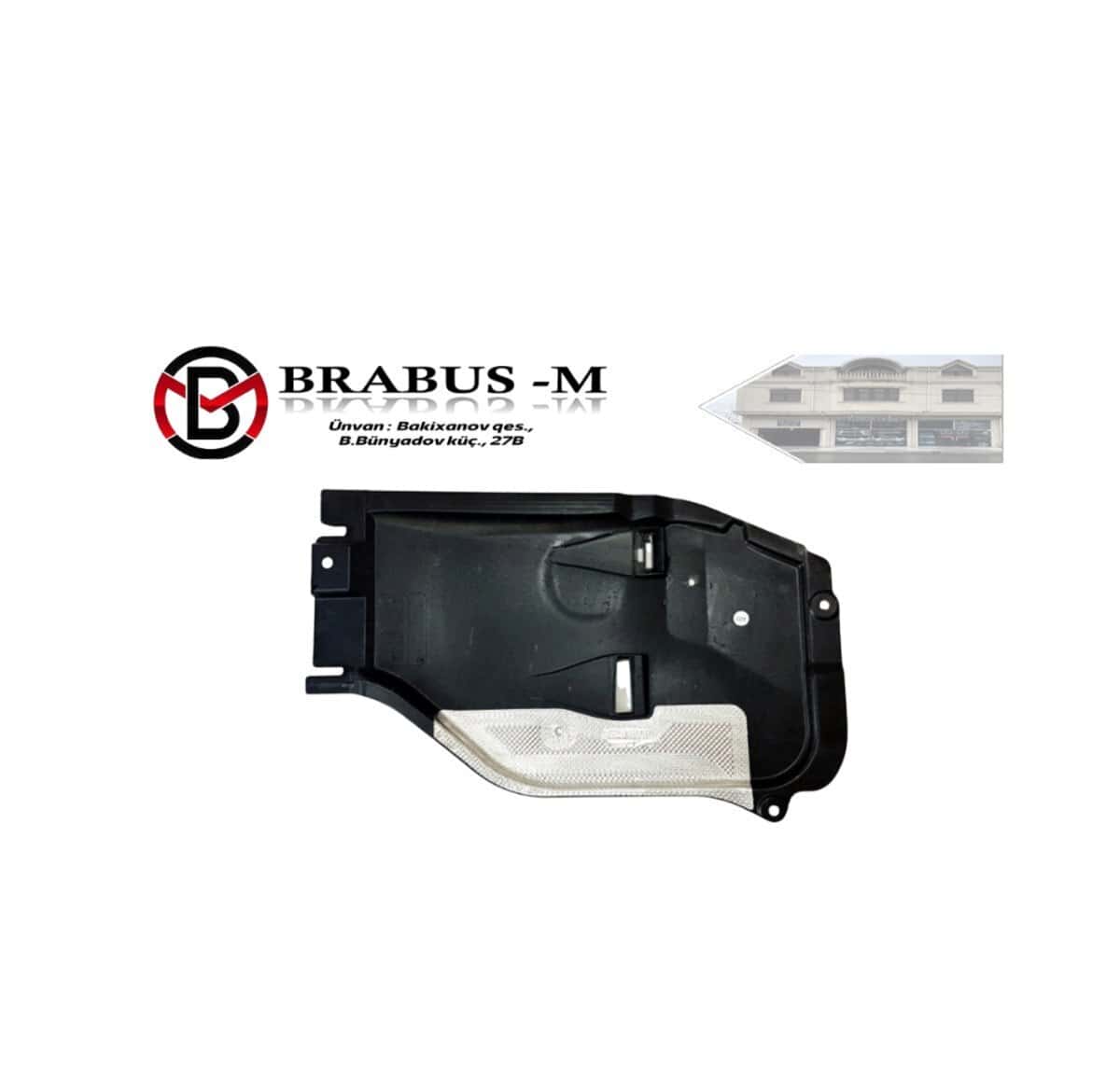 Engine splash shield for Mercedes W117 - Tenderyard