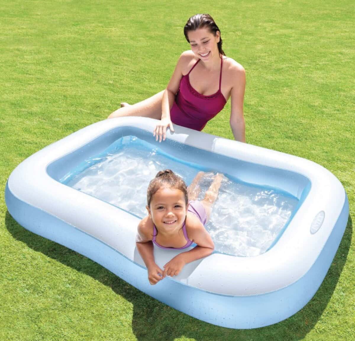 Intex 57403 Rectangular Inflatable Kids Pool - Tenderyard