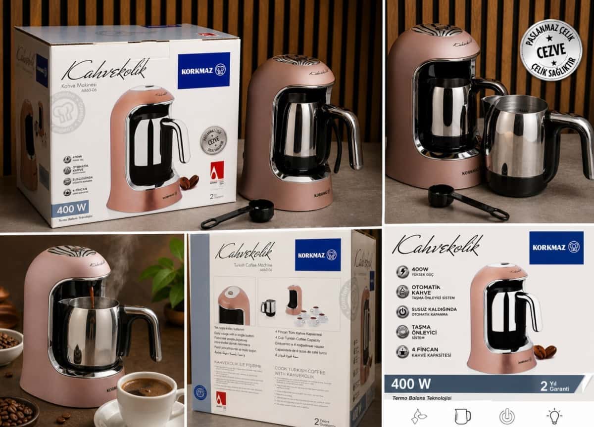KORKMAZ coffee maker - Tenderyard
