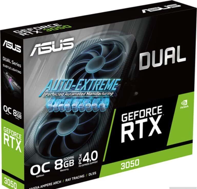 Video kart ASUS Dual RTX 3050 V2 OC 8GB - Tenderyard