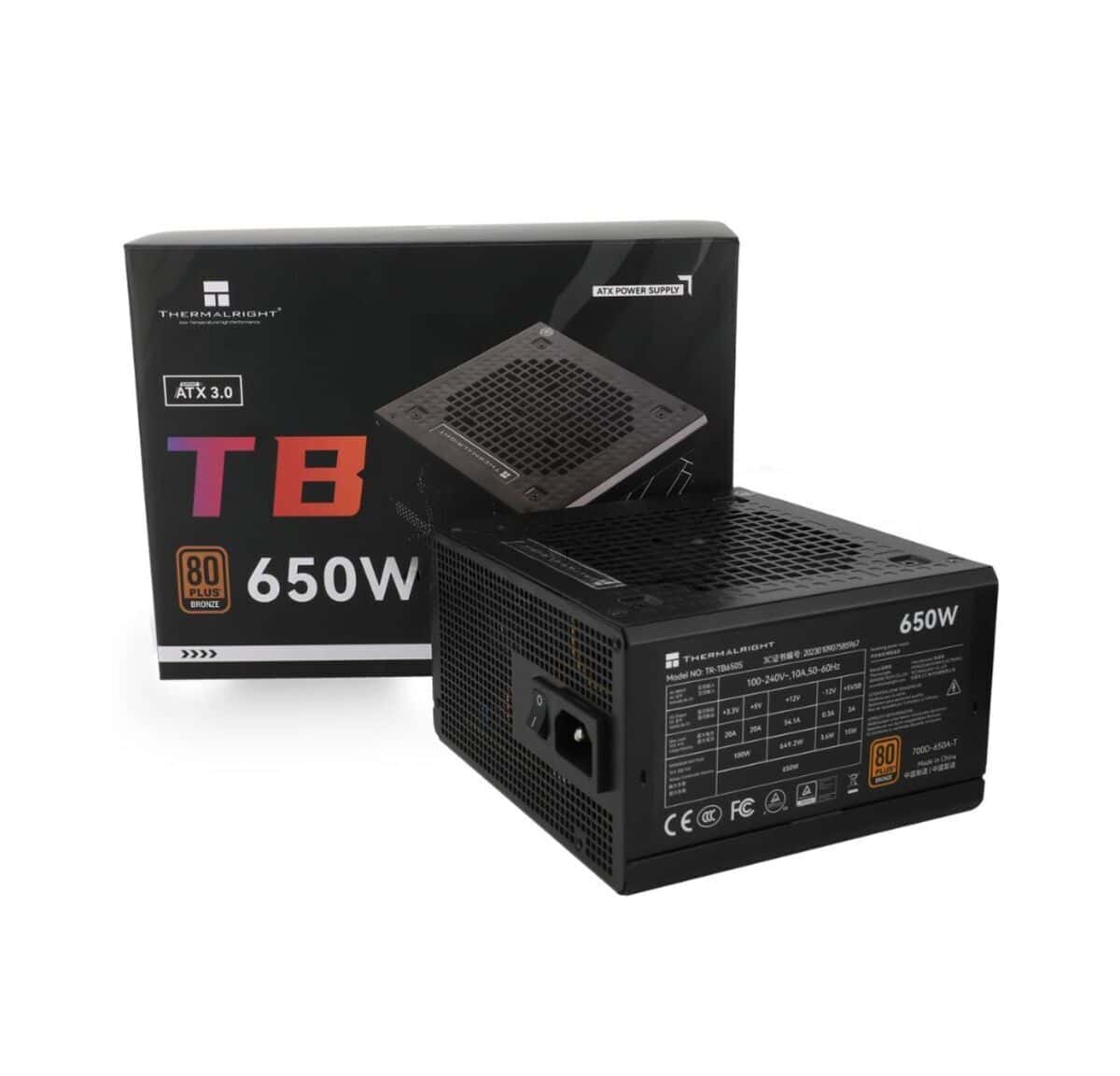 Qida bloku Thermalright TR-TB650S 650W 80+ Bronze - Tenderyard
