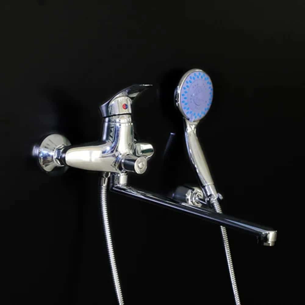 Oval shower head, Silver color - Tenderyard