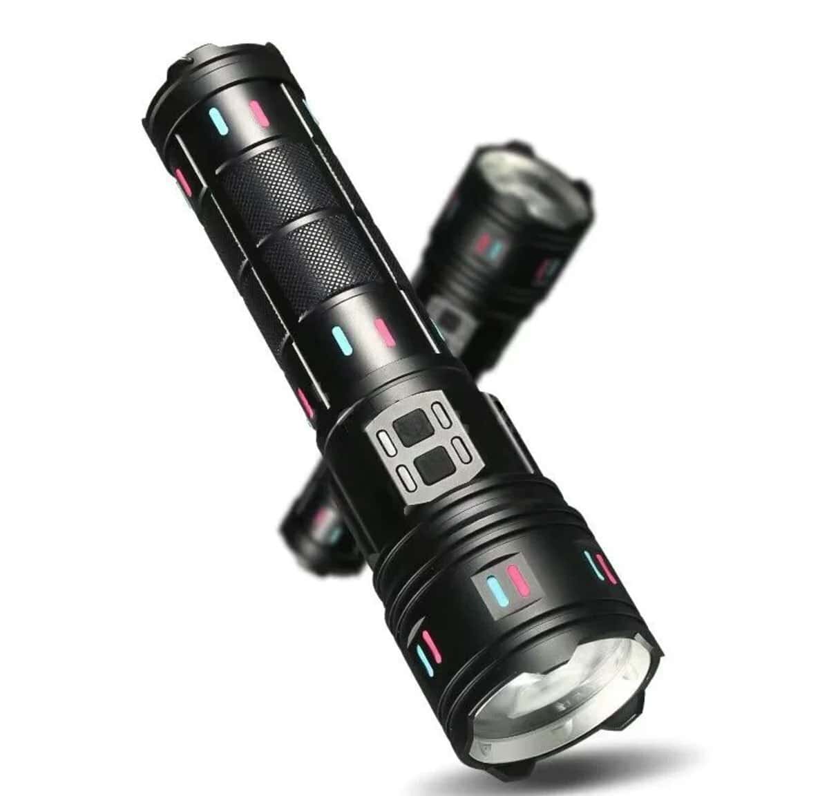 Handheld flashlight AK177 USB rechargeable - Tenderyard