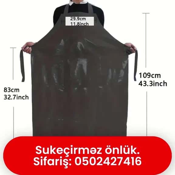 Universal sukeçirməz önlük - Tenderyard