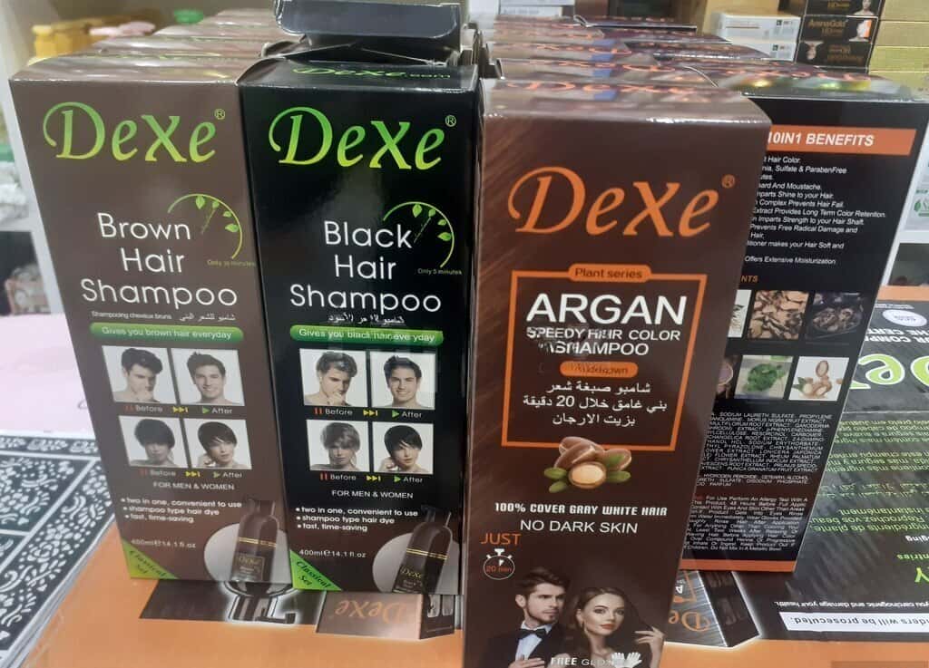 saç qaraldan şampun "dexe black hair shampoo 400 ml" - Tenderyard