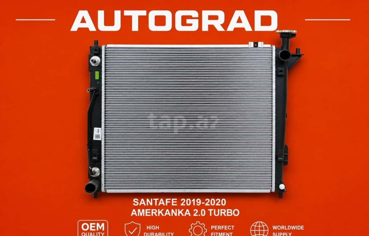 Water radiator for Hyundai Santa Fe 2019-2020 2.0 Turbo - Tenderyard