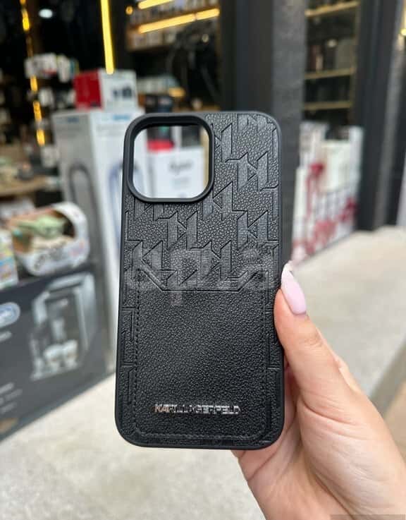 Karl phone case black - Tenderyard