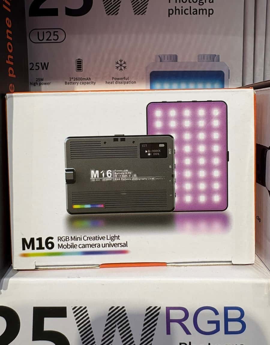 RGB мини-свет M16 - Tenderyard