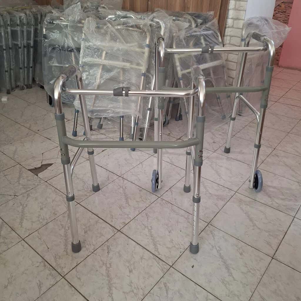 Medical Walking Frame with Wheels (Rollator) - Tenderyard