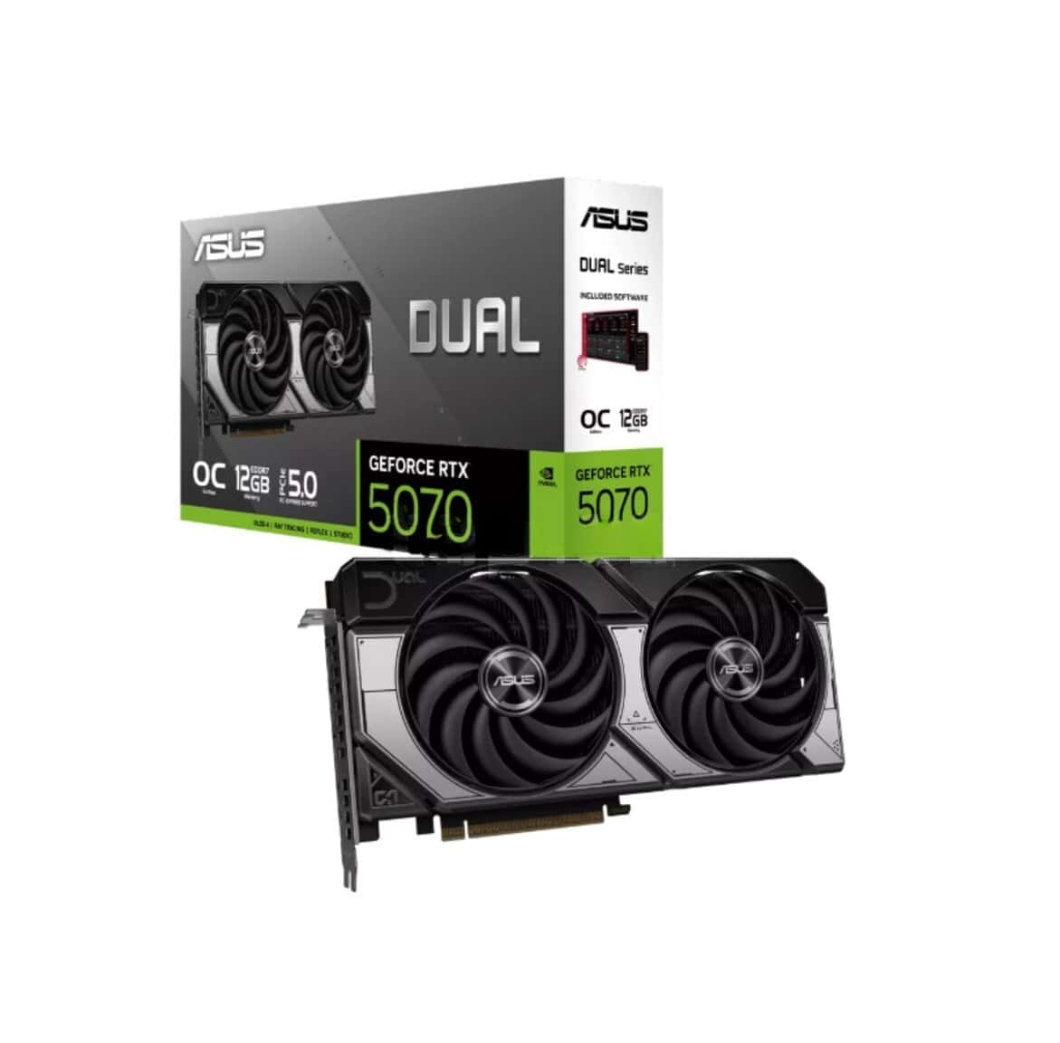 Video kart ASUS Dual RTX 5070 12GB OC Edition - Tenderyard