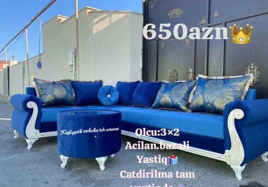 Künc divan, Qarışıq rəng - Tenderyard