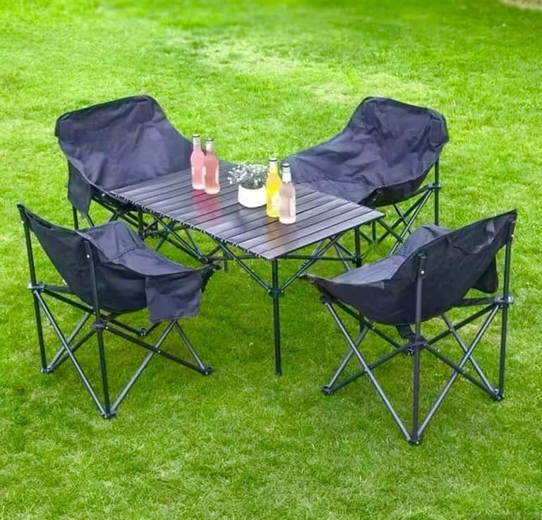 Folding Picnic Table and Chair Set - Tenderyard