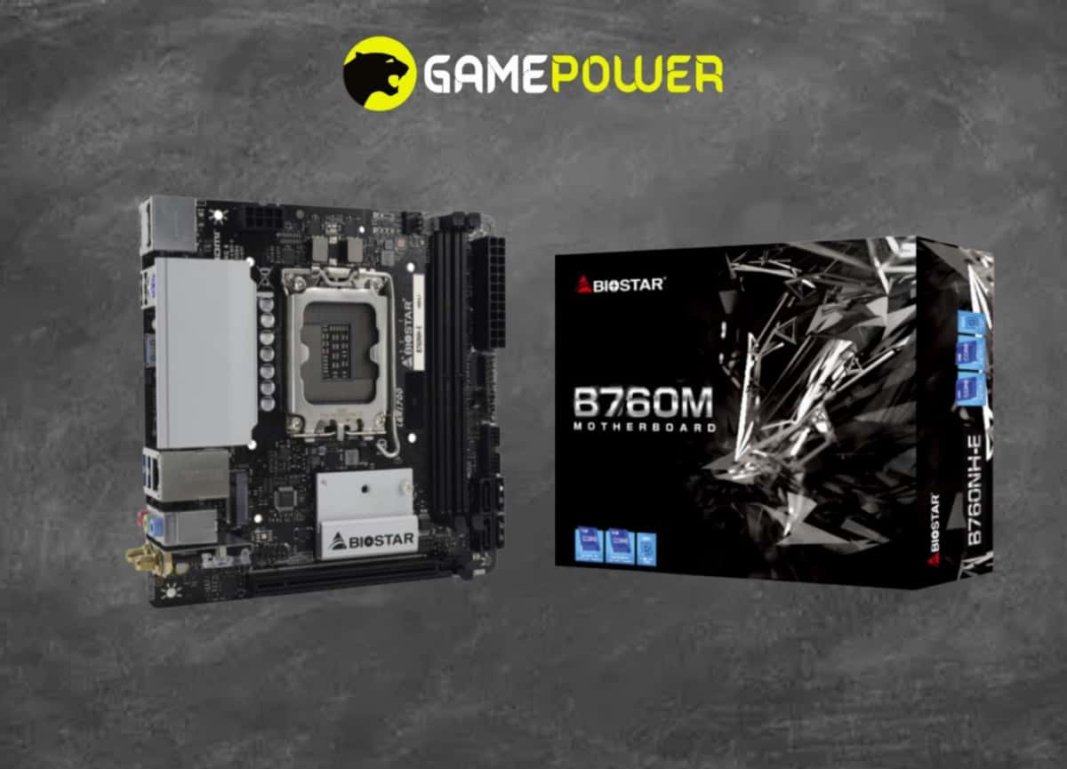 Biostar B760NH-E DDR5 Mini ITX Motherboard - Tenderyard