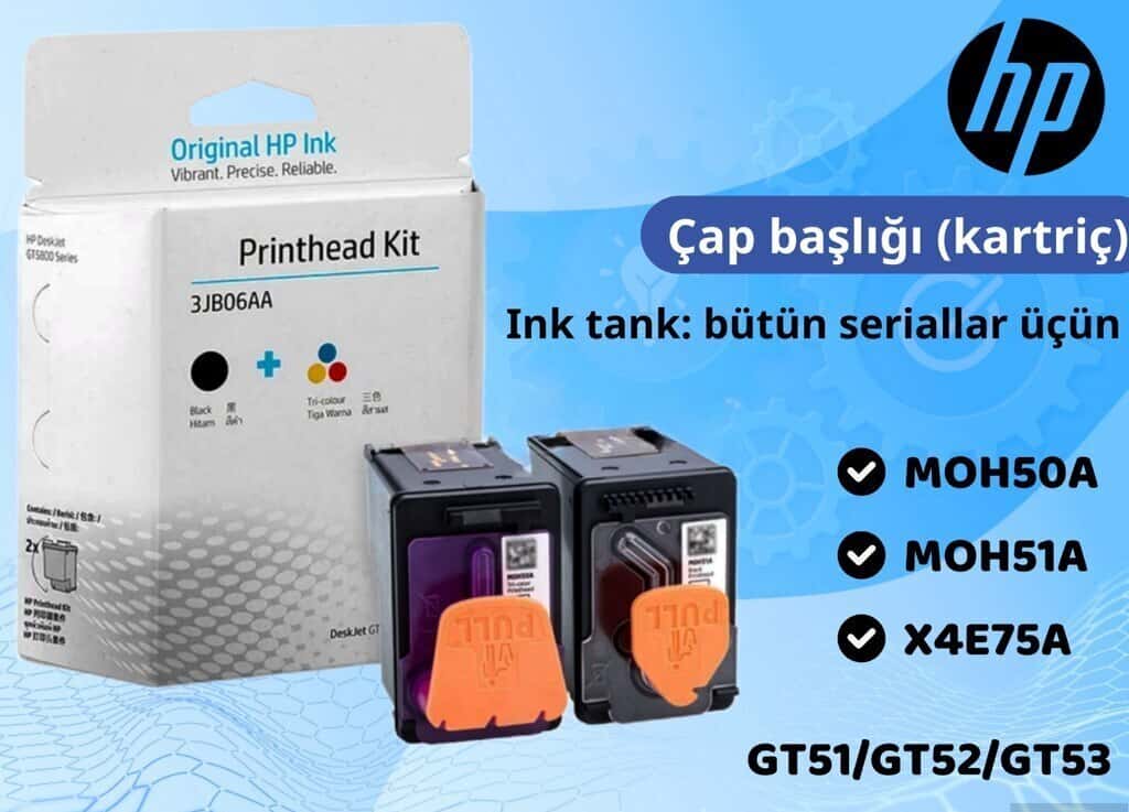 HP Ink Tank / Smart Tank üçün Orijinal Çap Başlığı (MOH50A/MOH51A) - Tenderyard