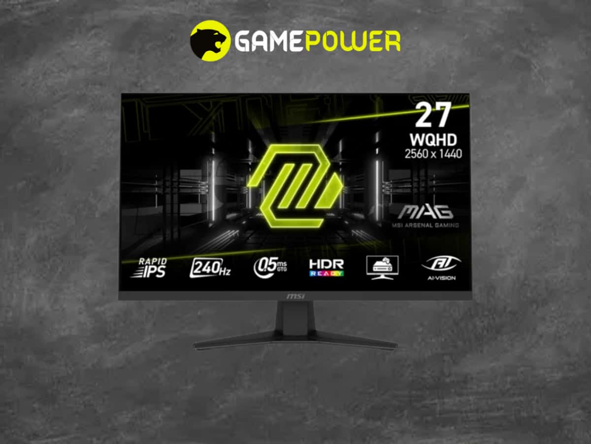 MSI MAG 274QF 27" 240Hz 2K WQHD IPS Monitor - Tenderyard