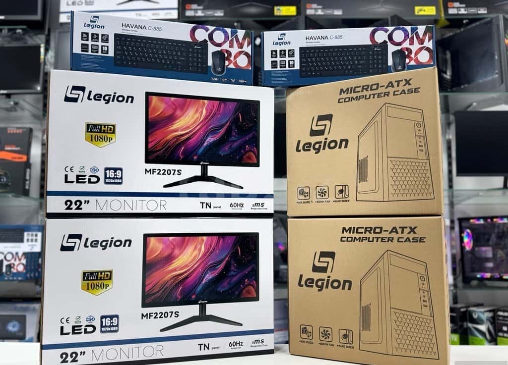 Legion Desktop Computer Set (i5, 12GB RAM, 256GB SSD) - Tenderyard