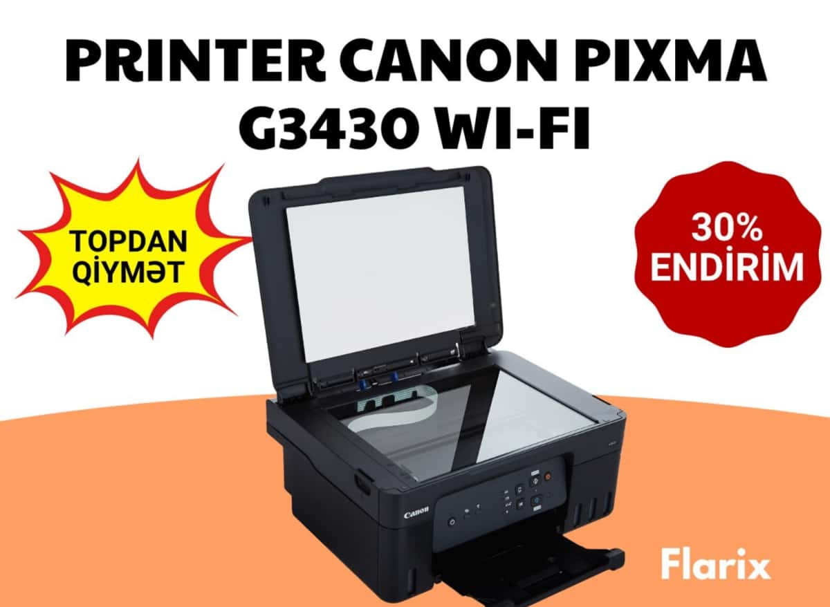 Принтер Canon Pixma G3430 Wi-Fi - Tenderyard