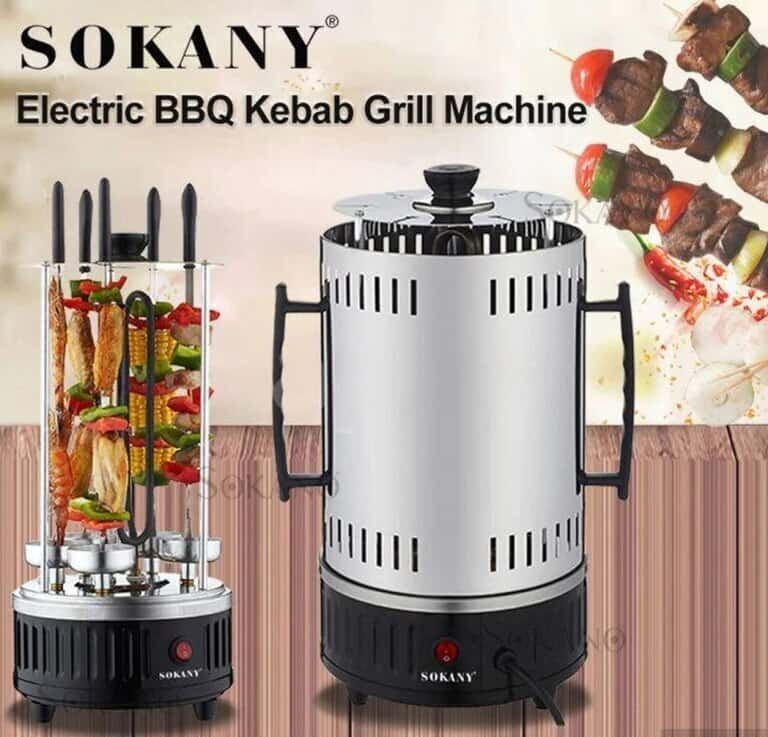 Elektrik manqal Sokany 1000W gümüşü - Tenderyard