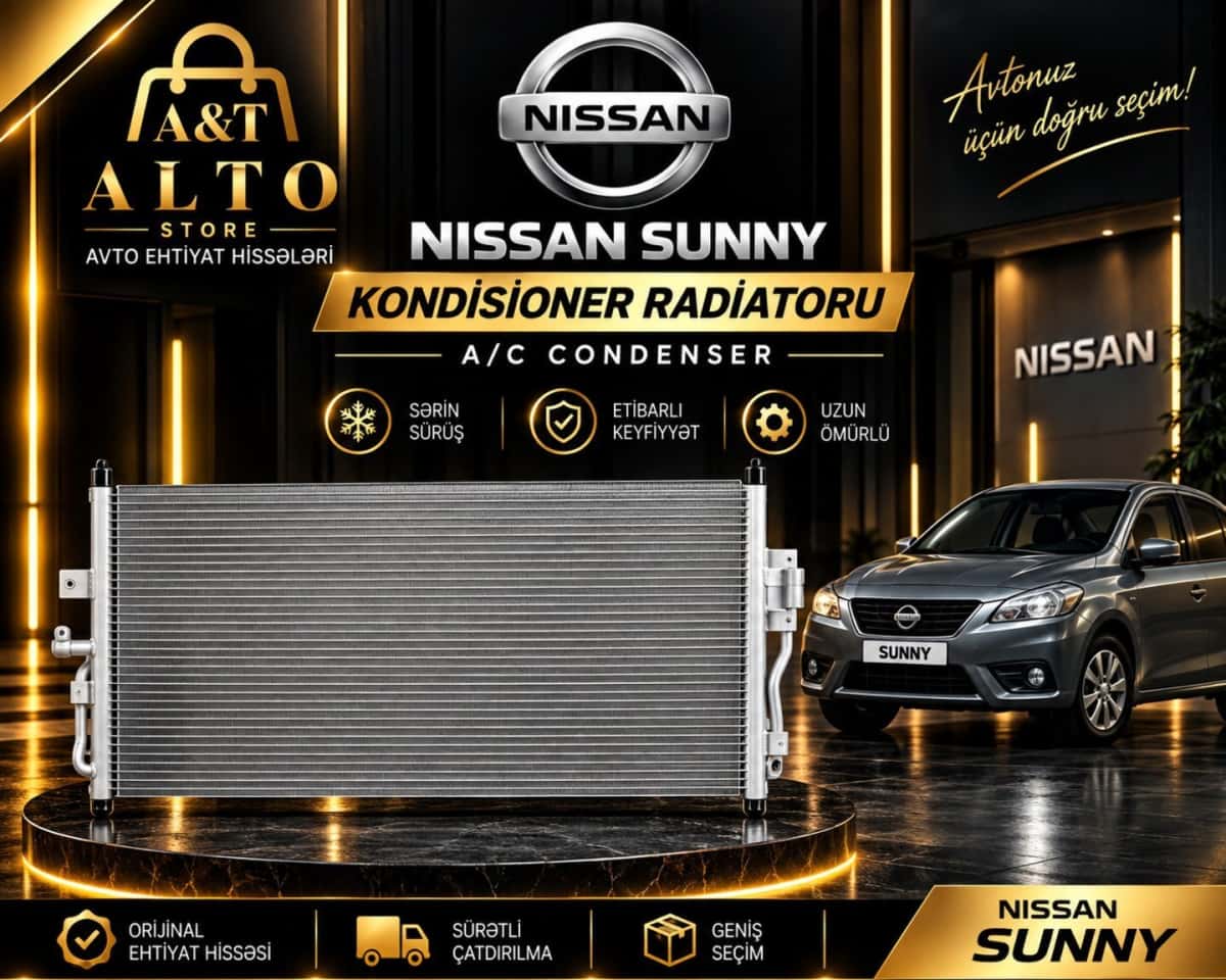 Радиатор кондиционера Nissan Sunny - Tenderyard