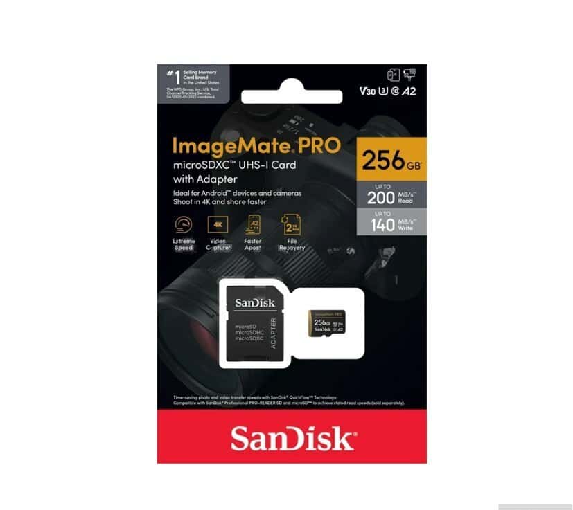 256 GB memory card - Tenderyard