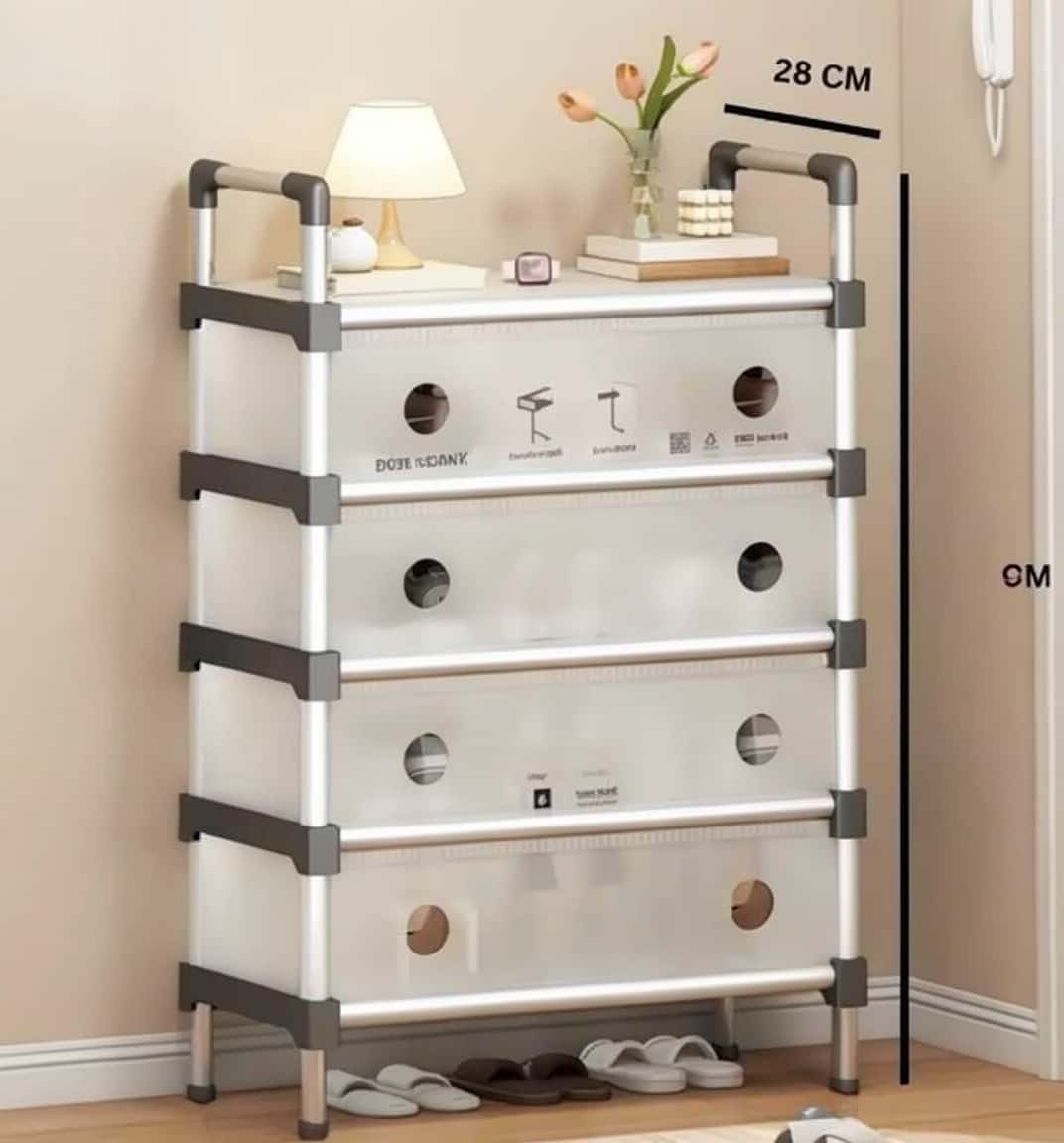 Shoe rack 6-section - Tenderyard