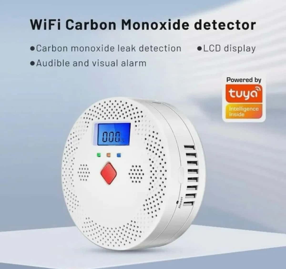 Tuya Wi-Fi Carbon Monoxide Detector - Tenderyard