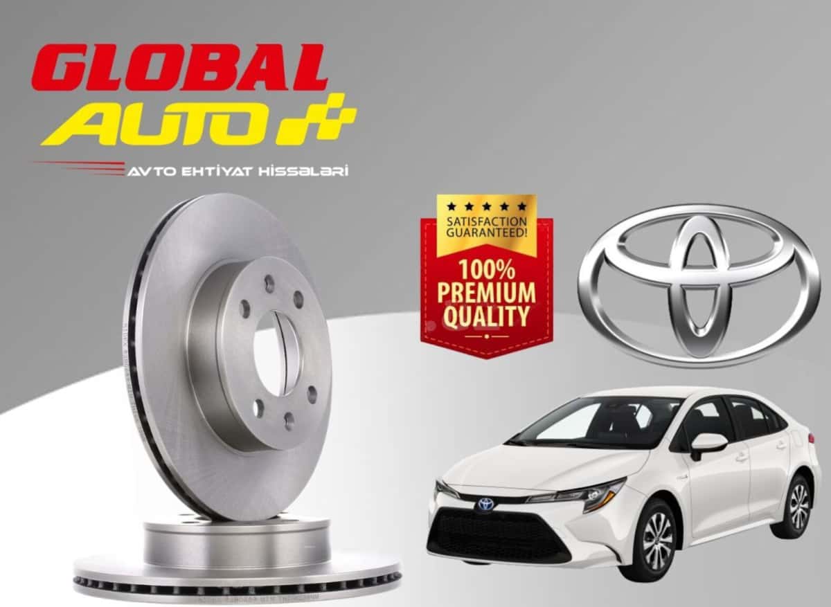 Brake disc Toyota Corolla 2018-2024 - Tenderyard