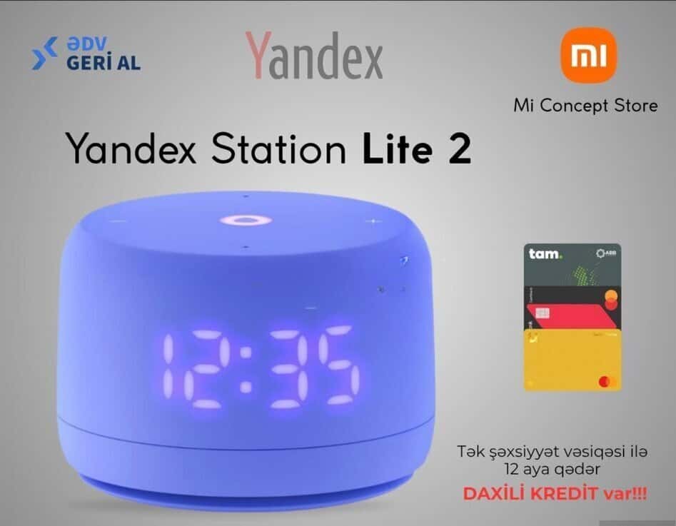 Smart speaker Yandex Station Lite 2 Violet - Tenderyard