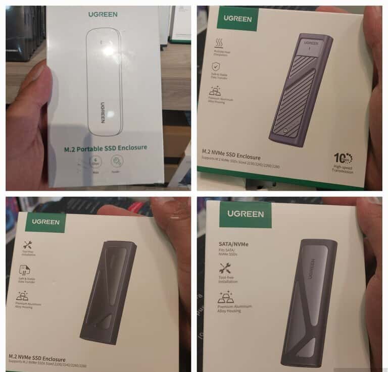 Ugreen M.2 NVMe SSD Enclosure - Tenderyard