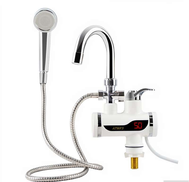 Shower faucet, Silver color - Tenderyard