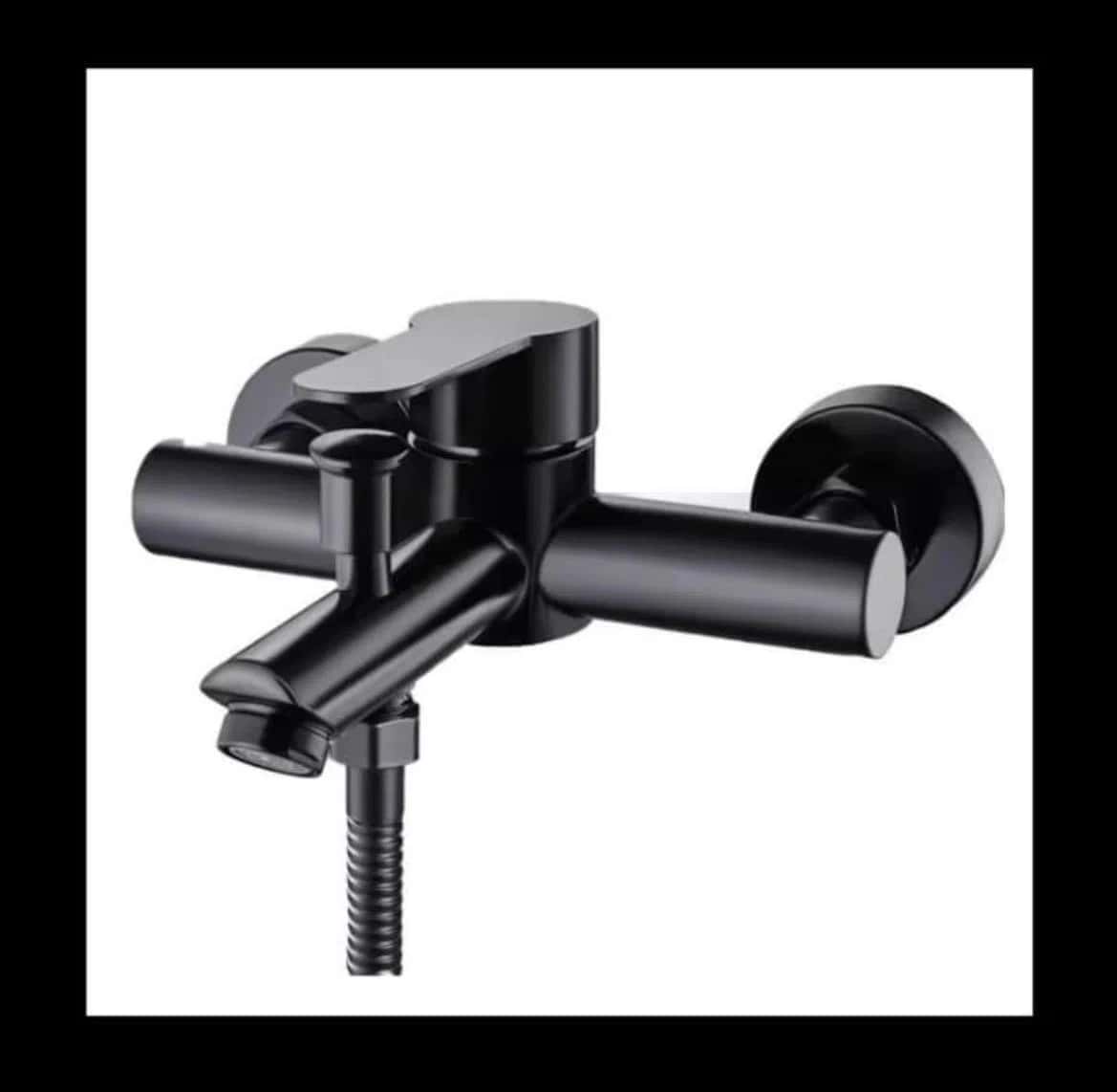 Shower faucet, Black color - Tenderyard